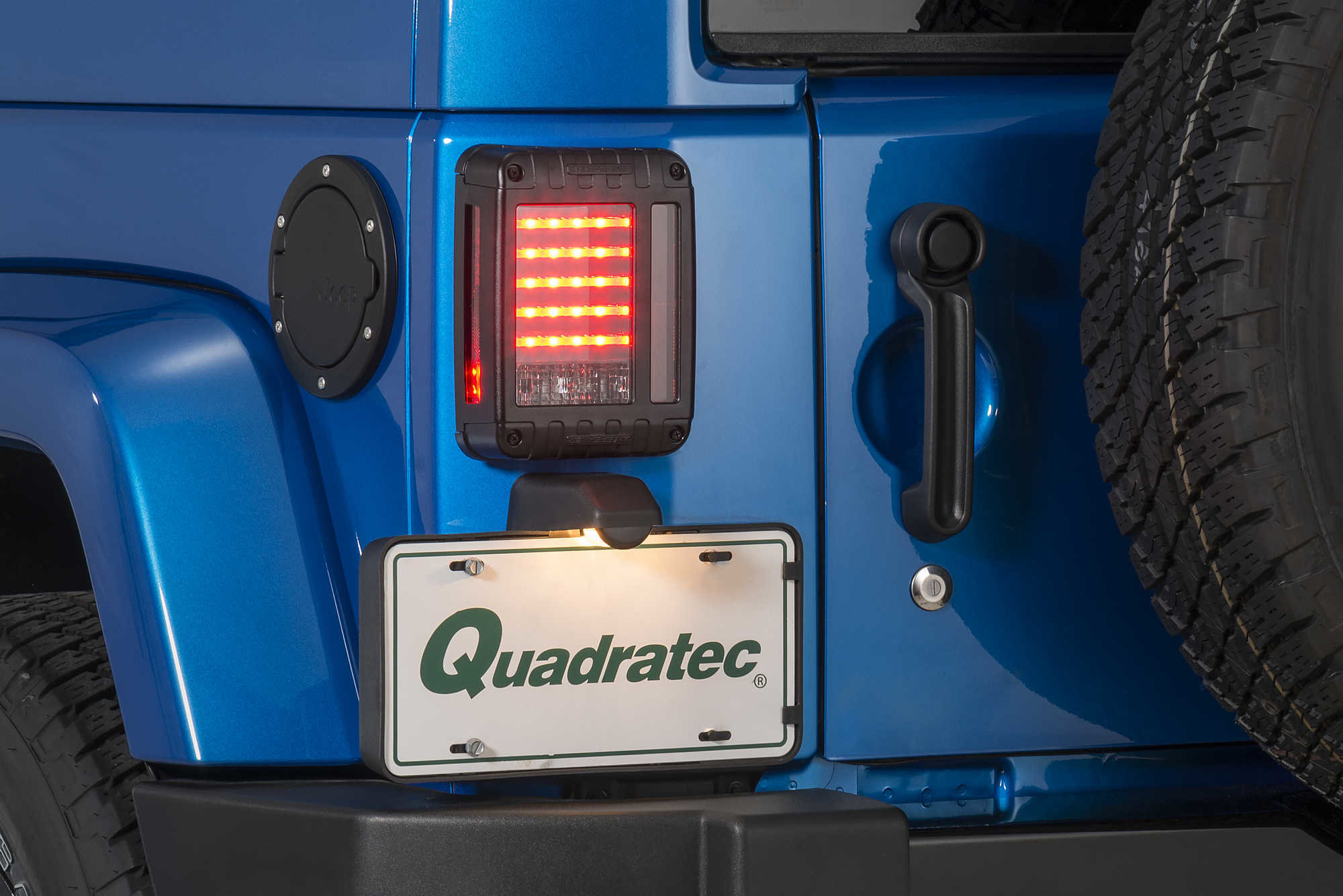 J.W. Speaker 279 J Series LED Tail Light Kit with Quadratec 2" Cube LED